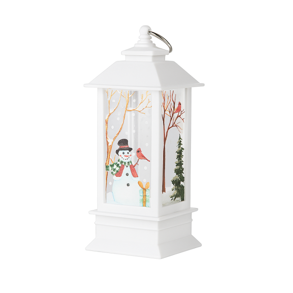 Festive Snowman Lantern Night Light with Rechargeable Battery - Image 2