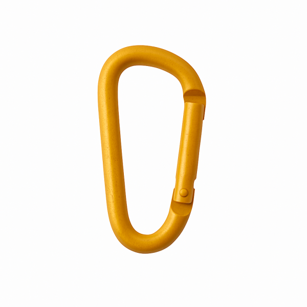 Lightweight Aluminum Carabiner Clip for Outdoor Use - Image 2